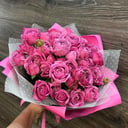 Bouquet '15 roses Misty Bubbles'