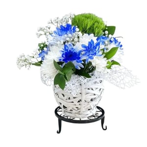 Winter Sky Flower Basket