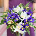 Arrangement 'Bouquet of irises and orchids'