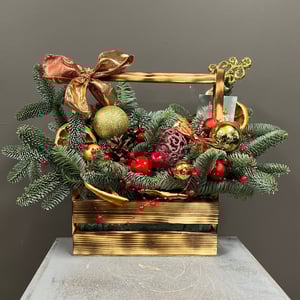 Caja de flores 'Paleta de año nuevo'