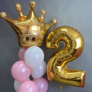 Set of balloons 161 - with number 2