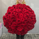 Blumenstrauß aus 101 Rosen