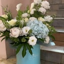 Bouquet in a hat box