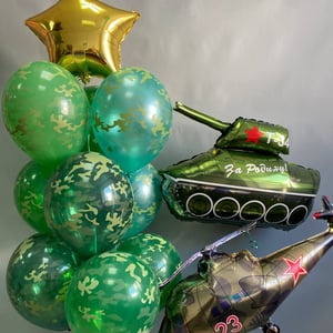 Balloon set 170 - tank and helicopter