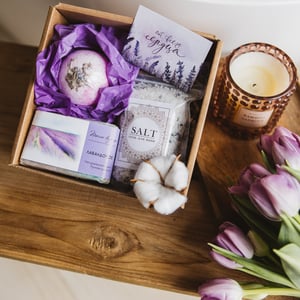 Mini spa set "Lavender"