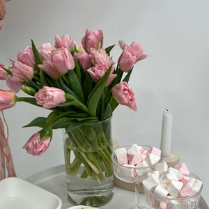 Ramo '21 pale pink tulips'