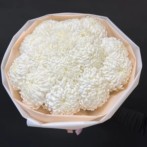 Bouquet 'Snow-white chrysanthemum, 15 stems'