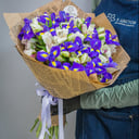 Bouquet 'Irises and Alstroemerias'