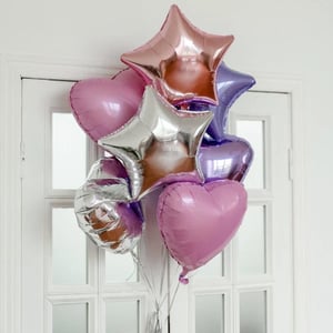 Bündel Folienballons 7 Stück