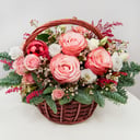 Flower basket 'Happy Year'