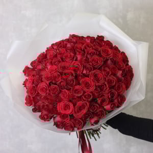 101 red rose bouquet