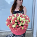 Blumenbox '101 Rose in einer Schachtel'