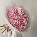Bouquet of 5 branches of pink hydrangea "Shill"