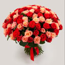 Blumenstrauß 'Strauß aus 101 Rosen "Blush of Dawn"'