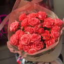 Spray Peony Roses 9 Branches