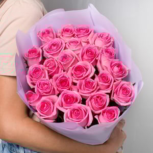 Ramo de rosas rosadas 25 uds.