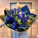 Blumenstrauß 'Blaue Tulpen'