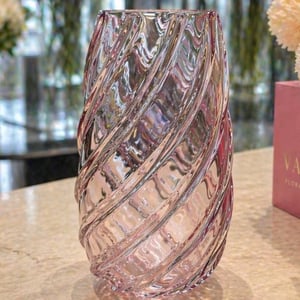 Rosé Twist Vase