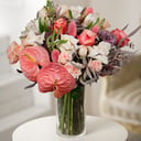 Sultana of flowers: Сream Roses and Alstroemerias