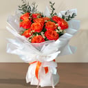 Randient Orange Roses Bouquet