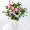Bouquet 'Rose Whisper with Greens'