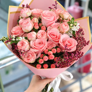 Pink Rose Bouquet