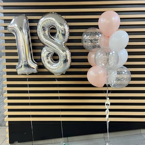 Balloon Set 44 - with the numbers 18