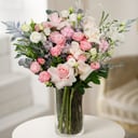 Garden of Eden: Eucalyptus cyneria and Lisianthus