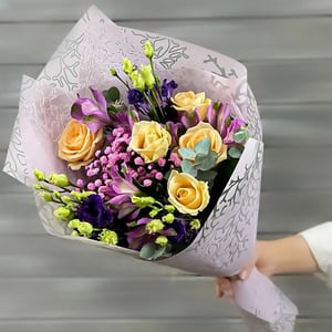 Blumenstrauß 'Gemischter Strauß "Regenbogentag"'