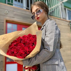 Bouquet of 25 red roses