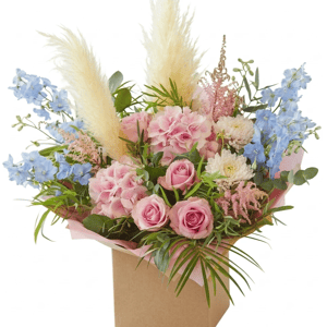 Flower box 'Rustic Pastel Garden'