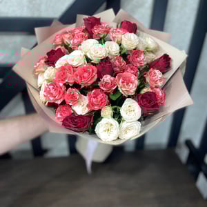 Bouquet '15 bush roses mix'