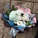Bouquet of hydrangeas and chrysanthemums