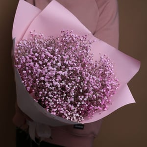 Bouquet of 5 pink gypsophila