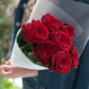 Blumenstrauß 'Bouquet of 7 red roses'