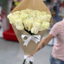 Ramo '15 white roses 70 cm'