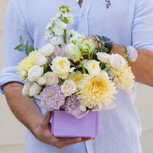 Flower box 'I Believe in Love'