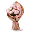 Peony bouquet "9 compliments"