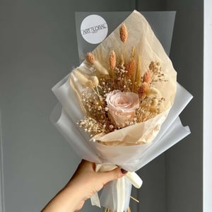 Trockenblumenstrauß Ivory Mini