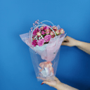 Arrangement 'Composition of Roses and Gypsophila'