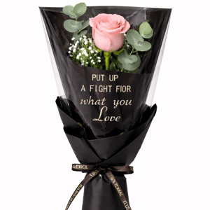 Bouquet 'Single rose pink'