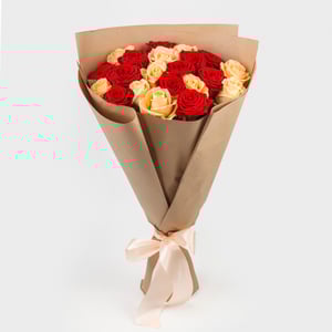 Bouquet of 21 roses "Love without end"