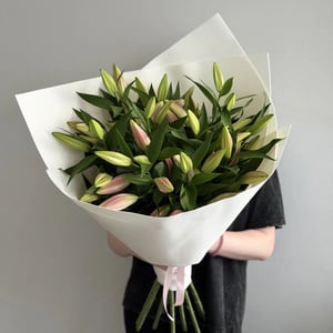 Bouquet 'Lys roses'