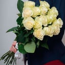 Bouquet 'White roses 70cm'