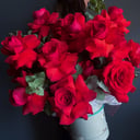 Blumenbox 'Rote französische Rosen Set'