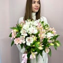 Bouquet '19 Alstroemeria with ribbon'