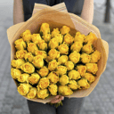 51 yellow roses bouquet