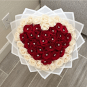 Ramo en forma de corazón