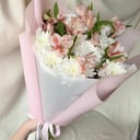 Bouquet of pink alstroemeria