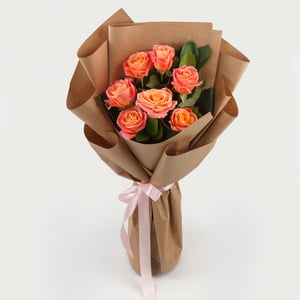 Blumenstrauß 'Rosenstrauß "Sonnenuntergangstraum"'